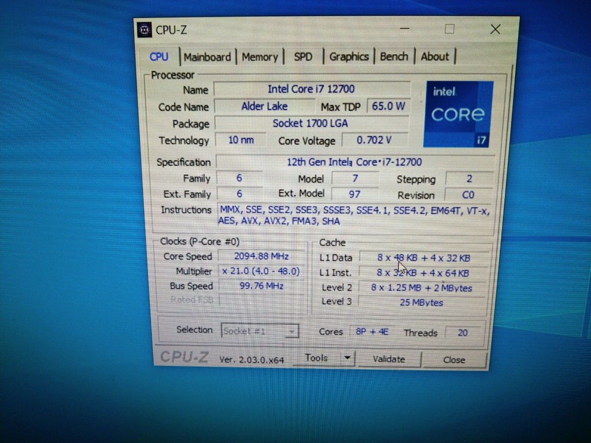 CPU Intel core i7 12700 動作確認済 本体のみ LGA1700|Yahoo CPU Intel core i7 12700 動作確認済 本体のみ LGA1700|Yahoo