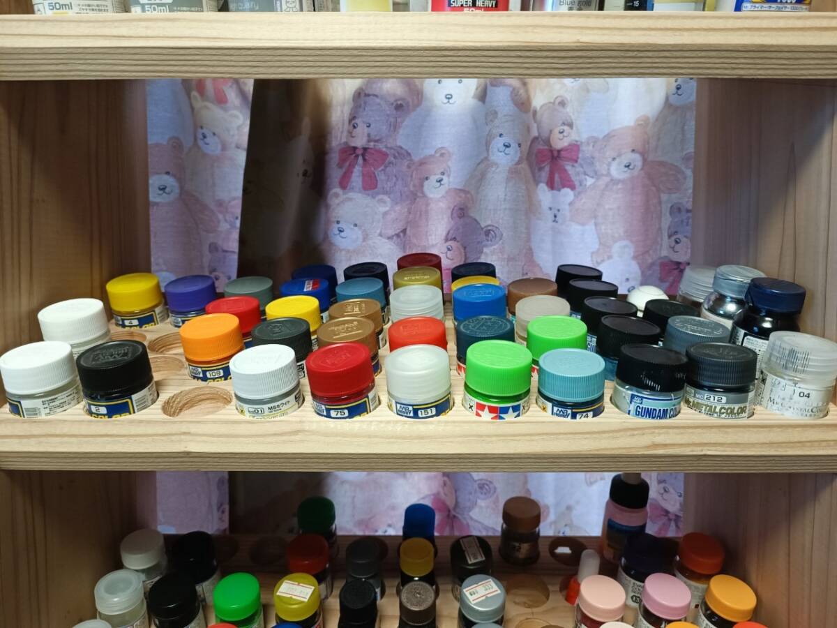 DIY　模型用 涂料棚　木制　直接引き取り　素人制(;^ω^)　ハンドメイド　プラモデル