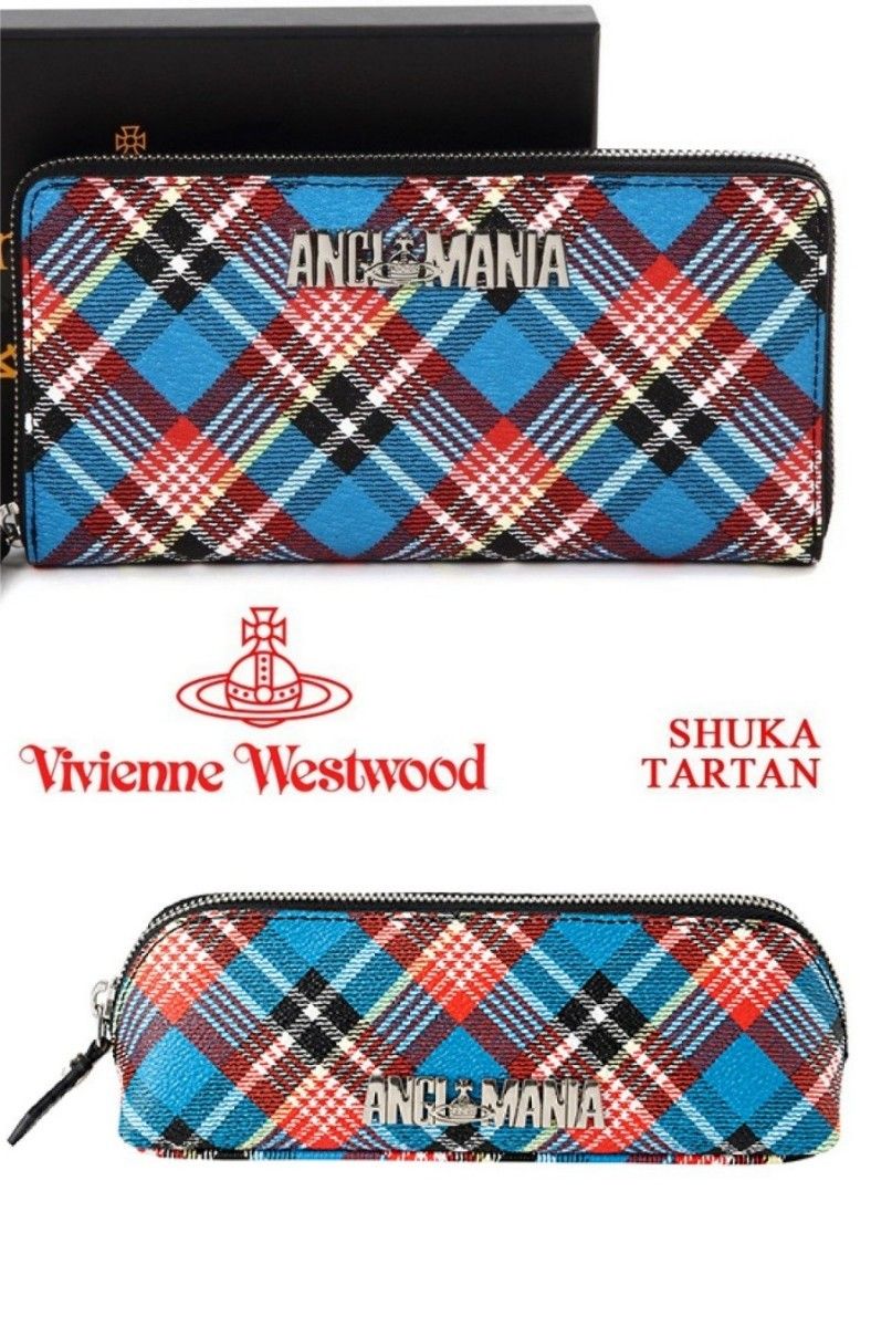 Vivienne Westwood ANGLOMANIA ペンケース ラウンド長財布 Vivienne Westwood ANGLOMANIA ペンケース ラウンド長財布