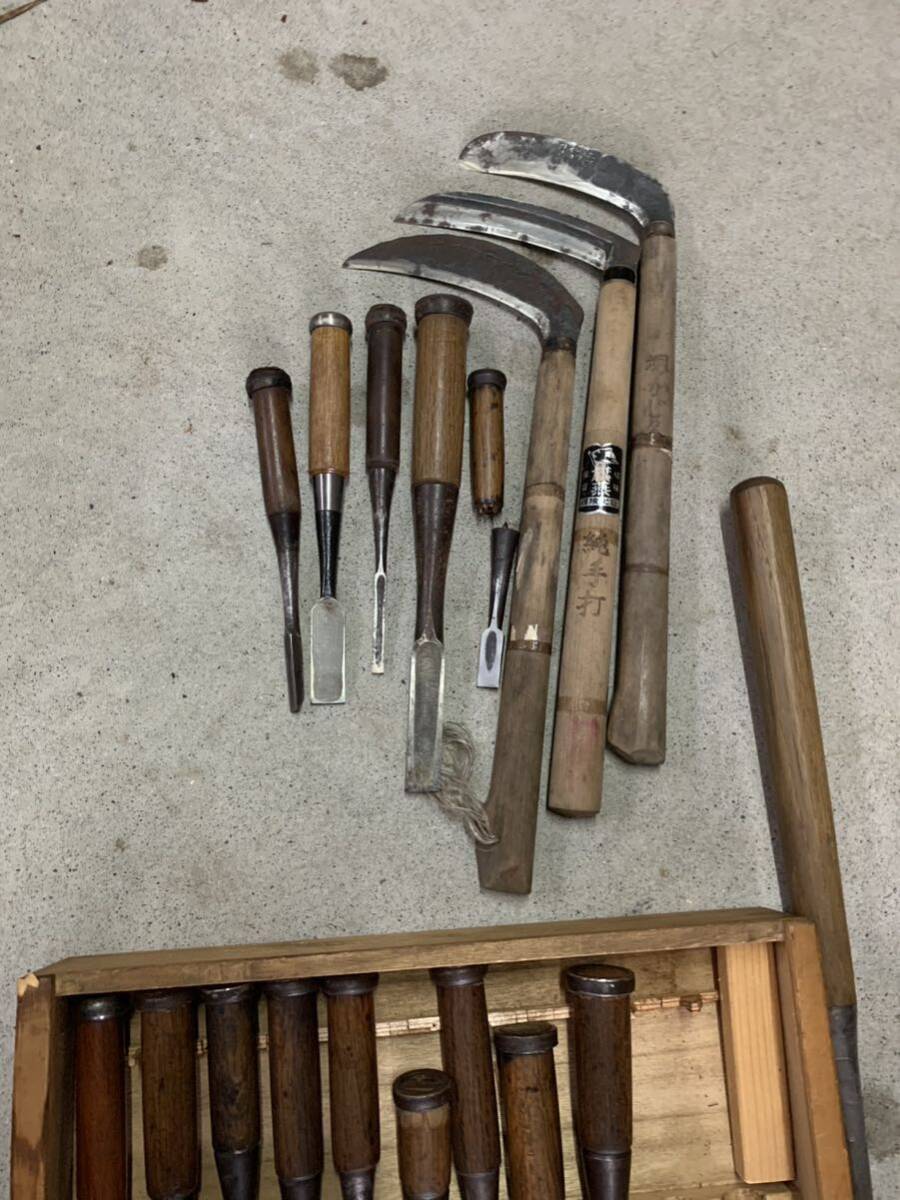 大工道具 鑿 鎌まとめてジャンク 検索 鑿 鉋 かんな 家具職人 大工道具 鑿 鎌まとめてジャンク 検索 鑿 鉋 かんな 家具職人