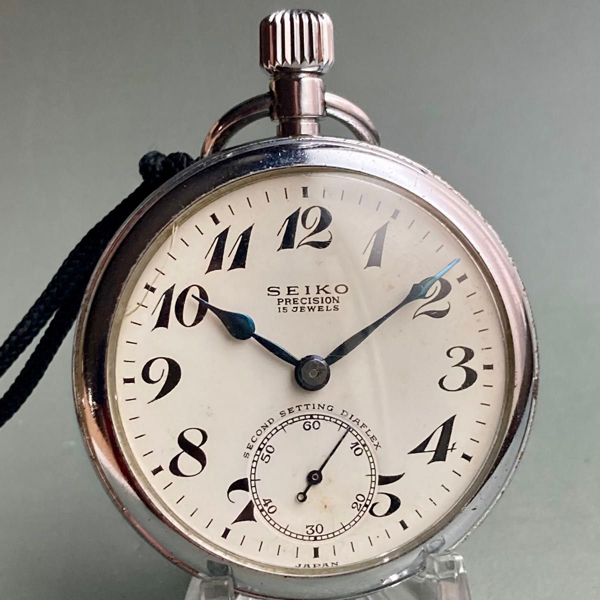 動作品】セイコー 懐中時計 1965年 昭和40年 国鉄関西 手巻き 動作品】セイコー 懐中時計 1965年 昭和40年 国鉄関西 手巻き