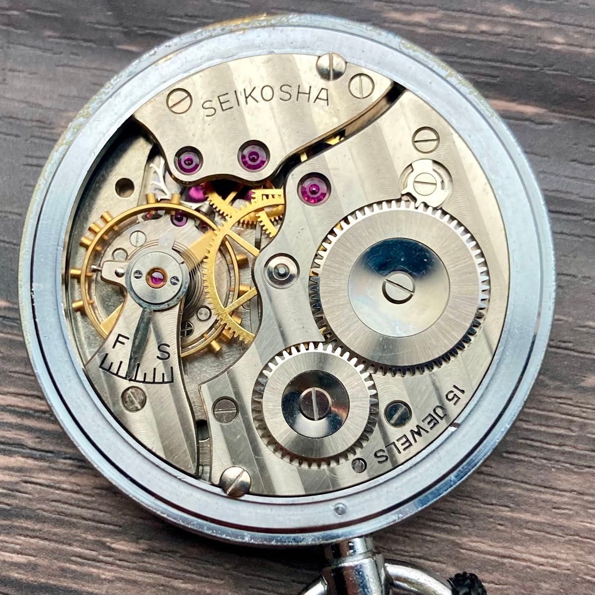 動作品】セイコー 懐中時計 1965年 昭和40年 国鉄関西 手巻き 動作品】セイコー 懐中時計 1965年 昭和40年 国鉄関西 手巻き