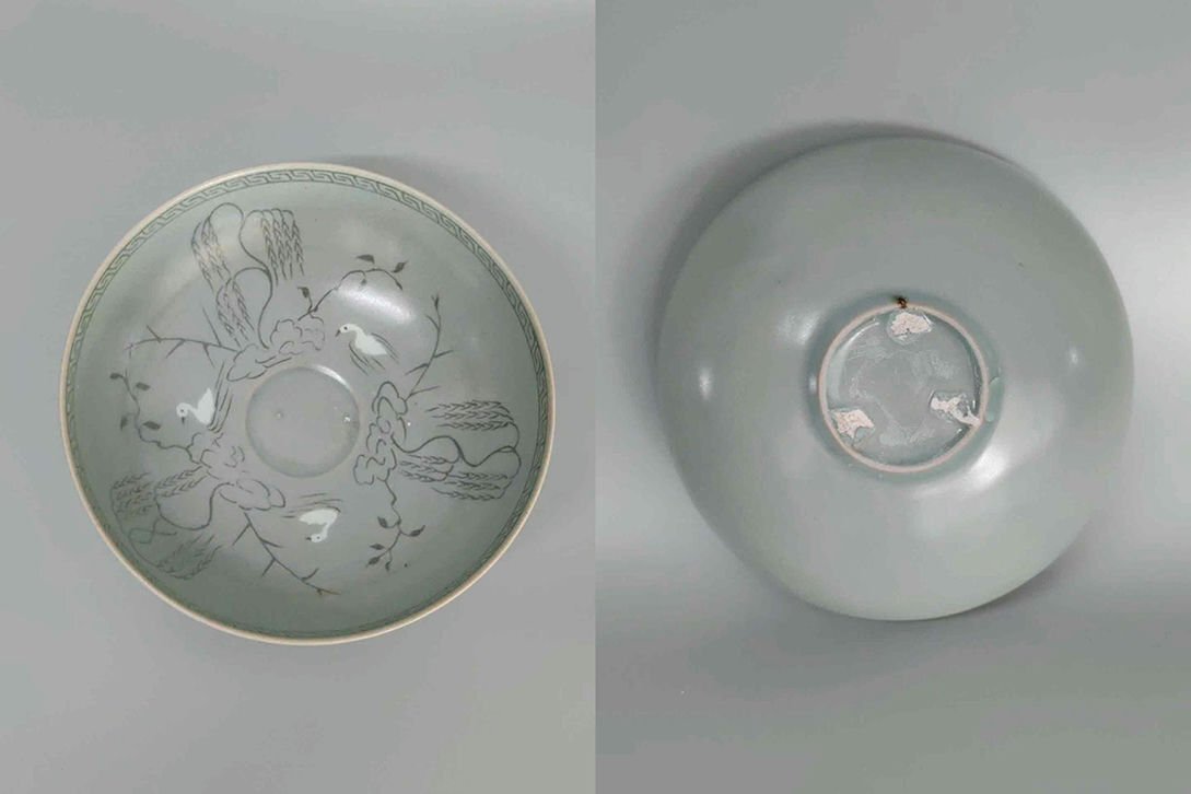 □観心・時代旧蔵□C271珍品旧蔵 朝鮮 高麗磁 朝鮮古