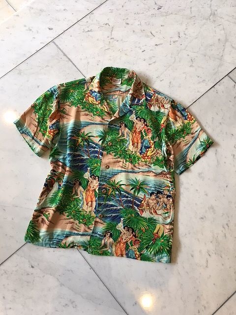 ★至極の復刻品アロハシャツ「PALI HAWAIIAN STYLE」美術品のような傑作