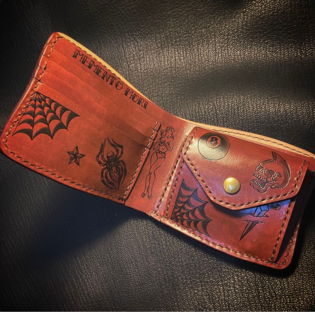 OLD School tattoo 総柄二つ折り財布 ウォレット|Yahoo!フリマ OLD School tattoo 総柄二つ折り財布 ウォレット|Yahoo!フリマ