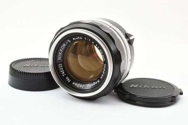 ☆超美品 動作確認済☆ NIKON ニコン NIKKOR-S.C Auto 50mm f1.4 ☆超美品 動作確認済☆ NIKON ニコン NIKKOR-S.C Auto 50mm f1.4