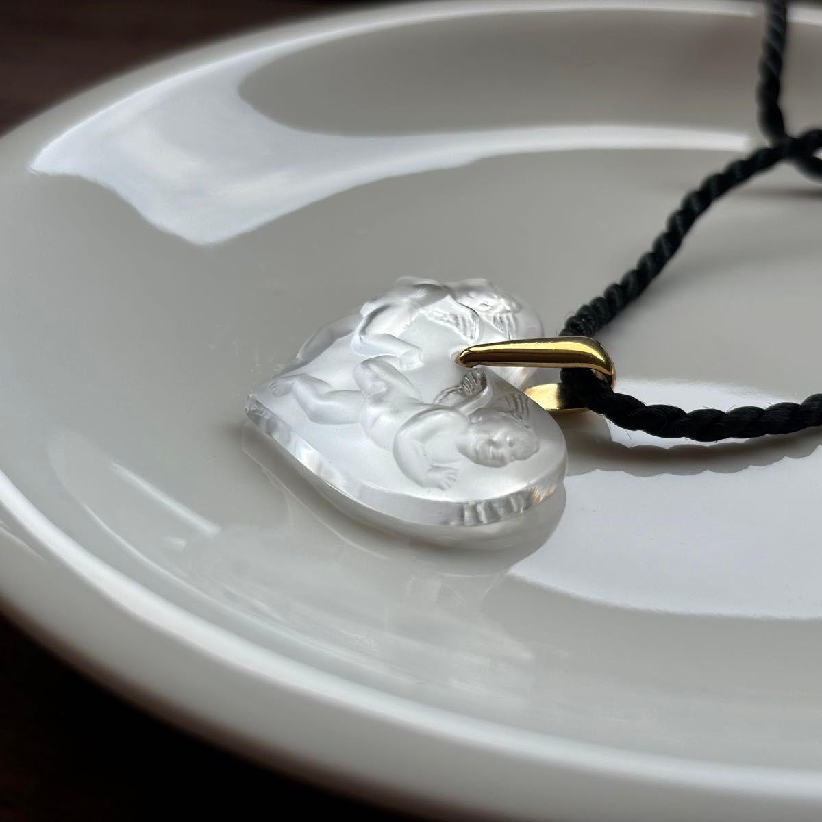 LALIQUE エンゼルネックレス ペンダント ルネ・ラリック LALIQUE エンゼルネックレス ペンダント ルネ・ラリック