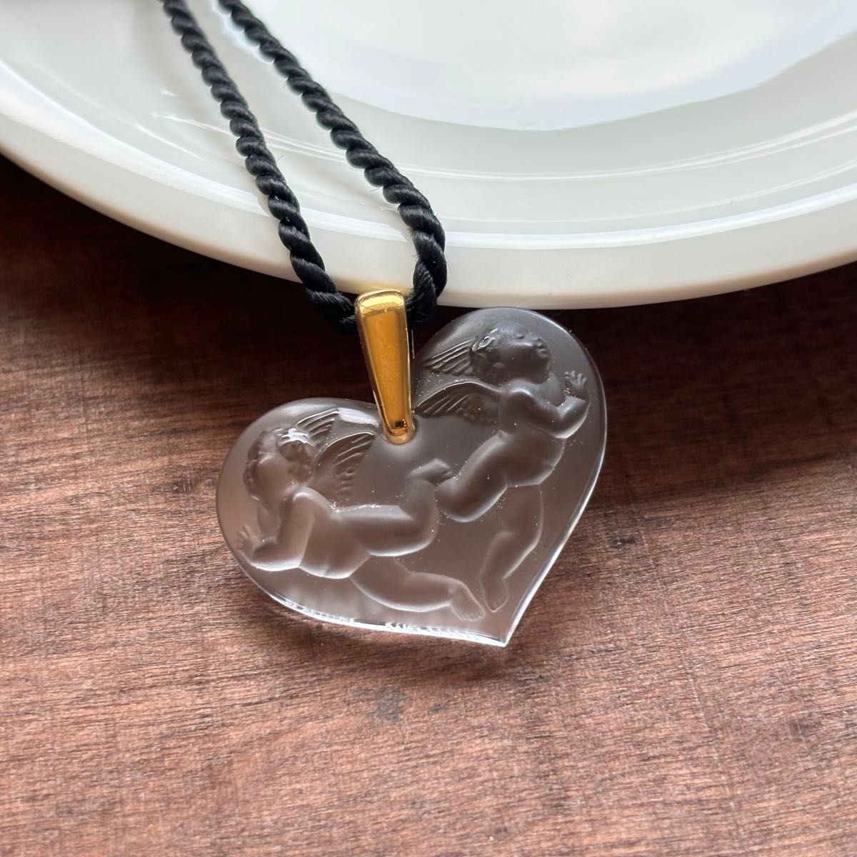 LALIQUE エンゼルネックレス ペンダント ルネ・ラリック LALIQUE エンゼルネックレス ペンダント ルネ・ラリック