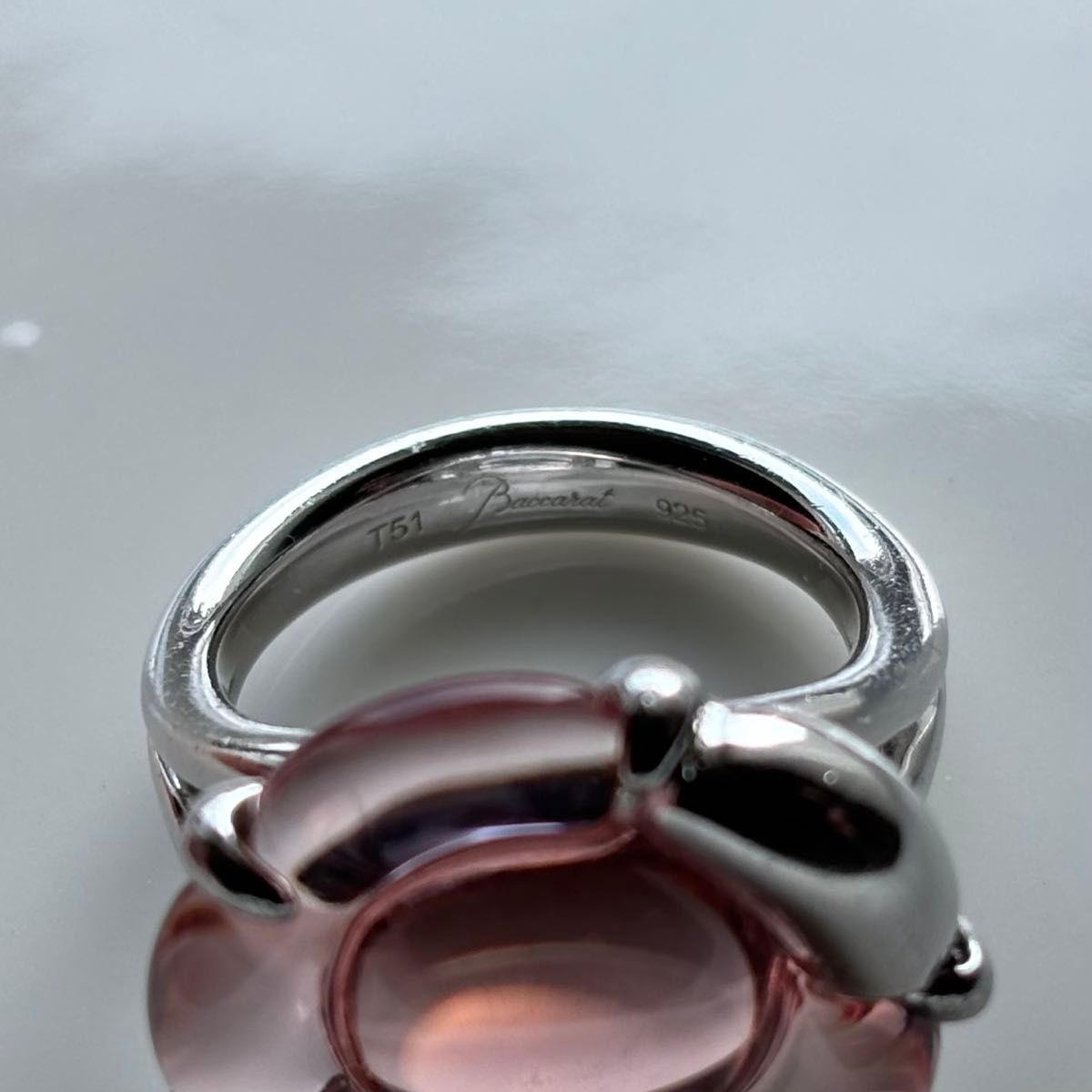 Baccarat バカラ B・Flower ビーフラワーリング silver925 11号 Baccarat バカラ B・Flower ビーフラワーリング silver925 11号