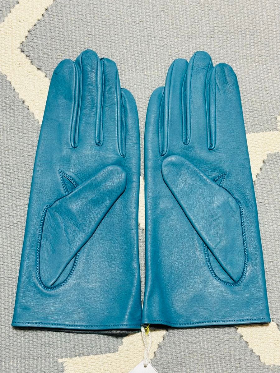 新品タグ付き ヴィンテージ ディオール 手袋 羊 寸法21cm レザー DIOR