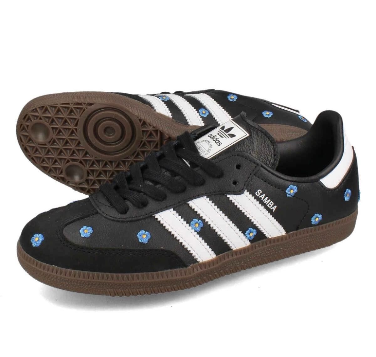 adidas Originals SAMBA OG W BLACK アディダス サンバ フラワー adidas Originals SAMBA OG W BLACK アディダス サンバ フラワー