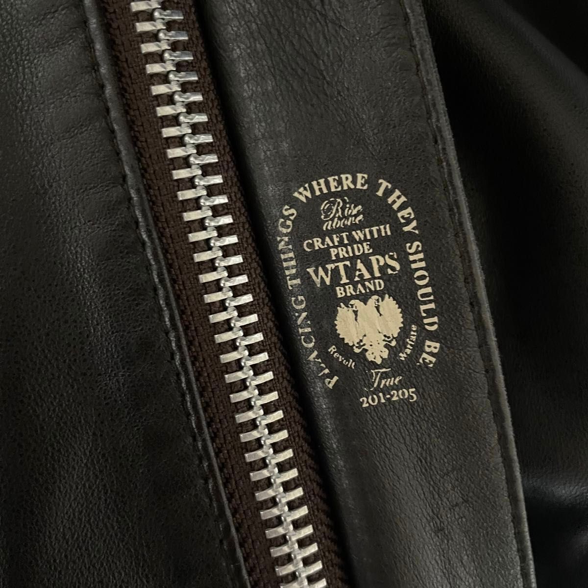 WTAPS ダブルタップス A-2 ラムレザー ジャケット フライト WTAPS ダブルタップス A-2 ラムレザー ジャケット フライト