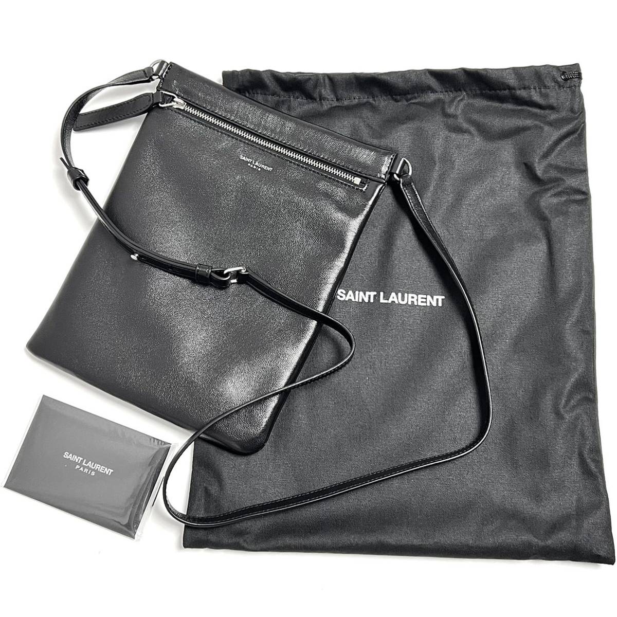 新品 サンローラン RFID搭載 正規 Saint Laurent レザー 新品 サンローラン RFID搭載 正規 Saint Laurent レザー