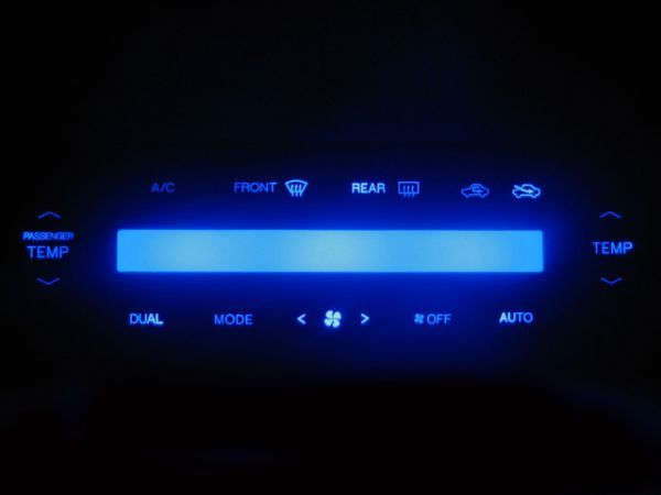 ARISTO 16 Aristo авто цифровой отображать кондиционер освещение для LED для одной машины комплект! голубой 