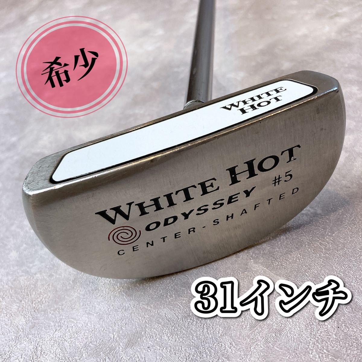 希少 31インチ ODYSSEY WHITE HOT 5 センターシャフト ホワイト 希少 31インチ ODYSSEY WHITE HOT 5 センターシャフト ホワイト
