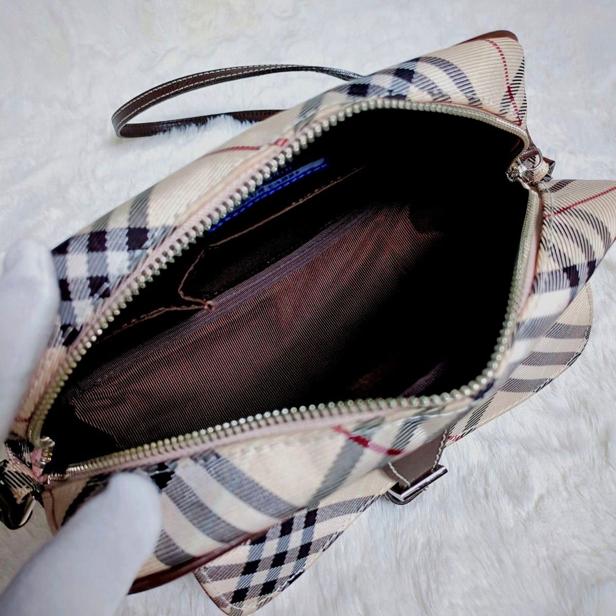 美品】BURBERRY BLUE LABEL バーバリーブルーレーベル 美品】BURBERRY BLUE LABEL バーバリーブルーレーベル