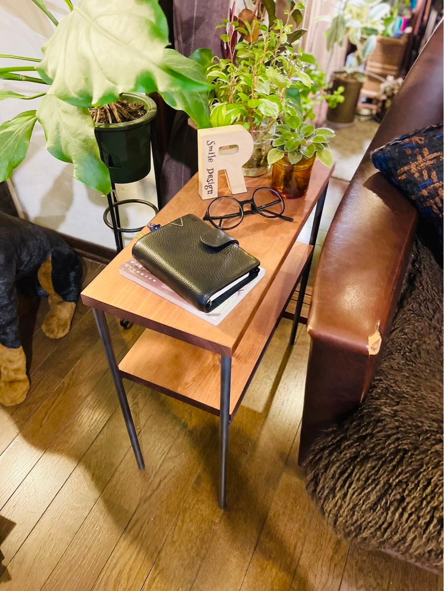 サイドテーブル アイアン家具 男前家具 ハンドメイド オーダー サイドテーブル アイアン家具 男前家具 ハンドメイド オーダー