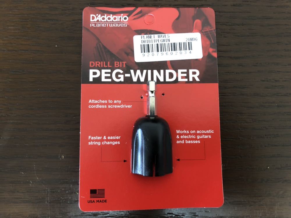 [GM]Planet Waves Drill Bit Peg Winder гитара колок для дрель bit * Winder струна замена ... и промежуток . возможно!