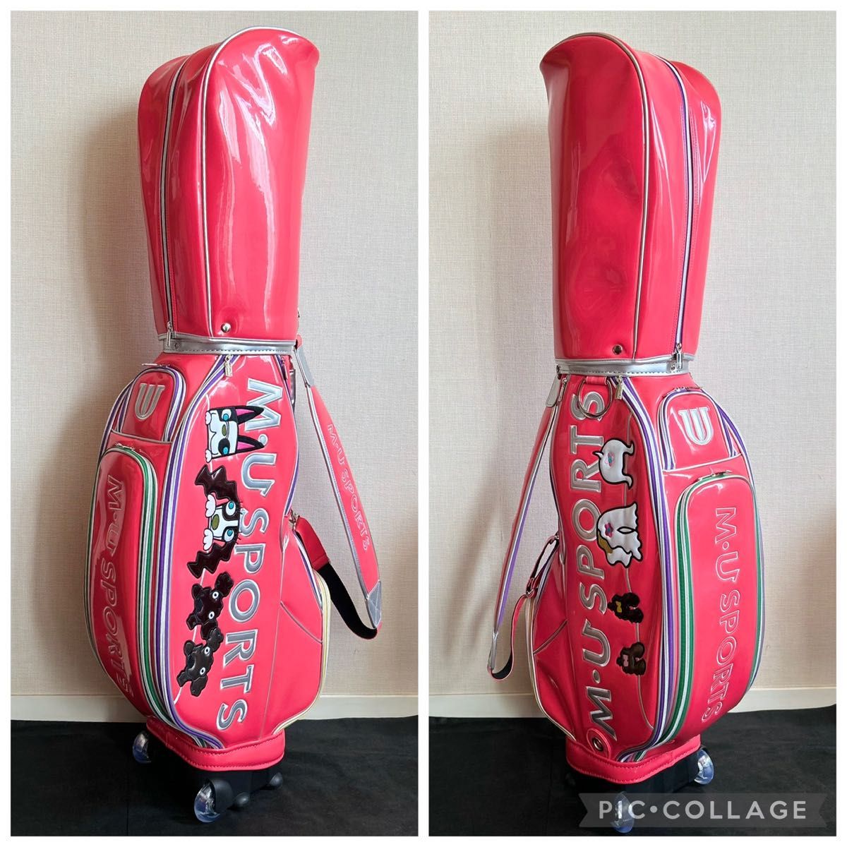 MUスポーツ ミエコウエサコ キャスター付き キャディバッグ MUスポーツ ミエコウエサコ キャスター付き キャディバッグ