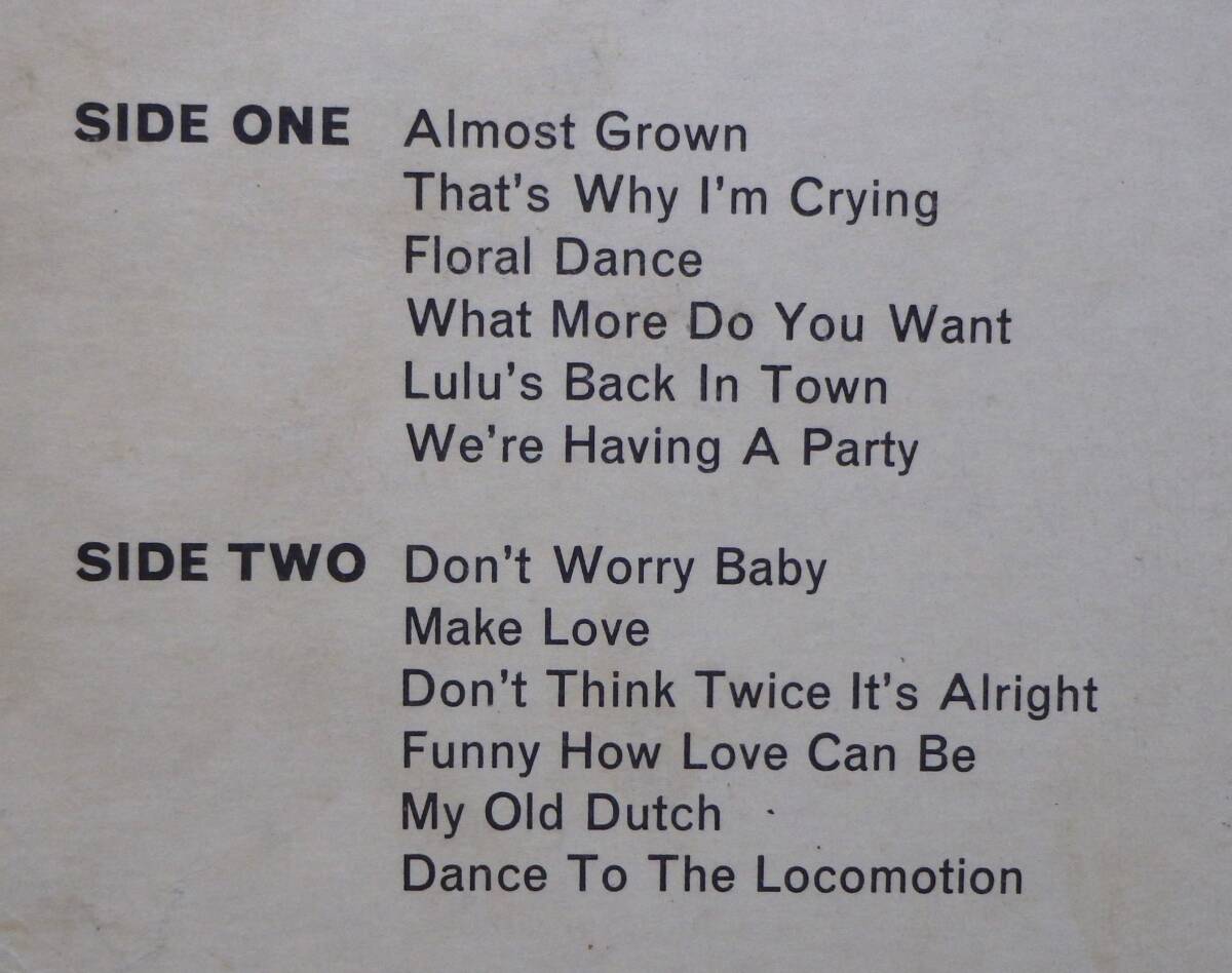 【BG411】THE IVY LEAGUE 「This Is The Ivy League」, 65 UK mono Original/ペラジャケ ★ブリティッシュ・ビート/ポップ・ロック_画像3