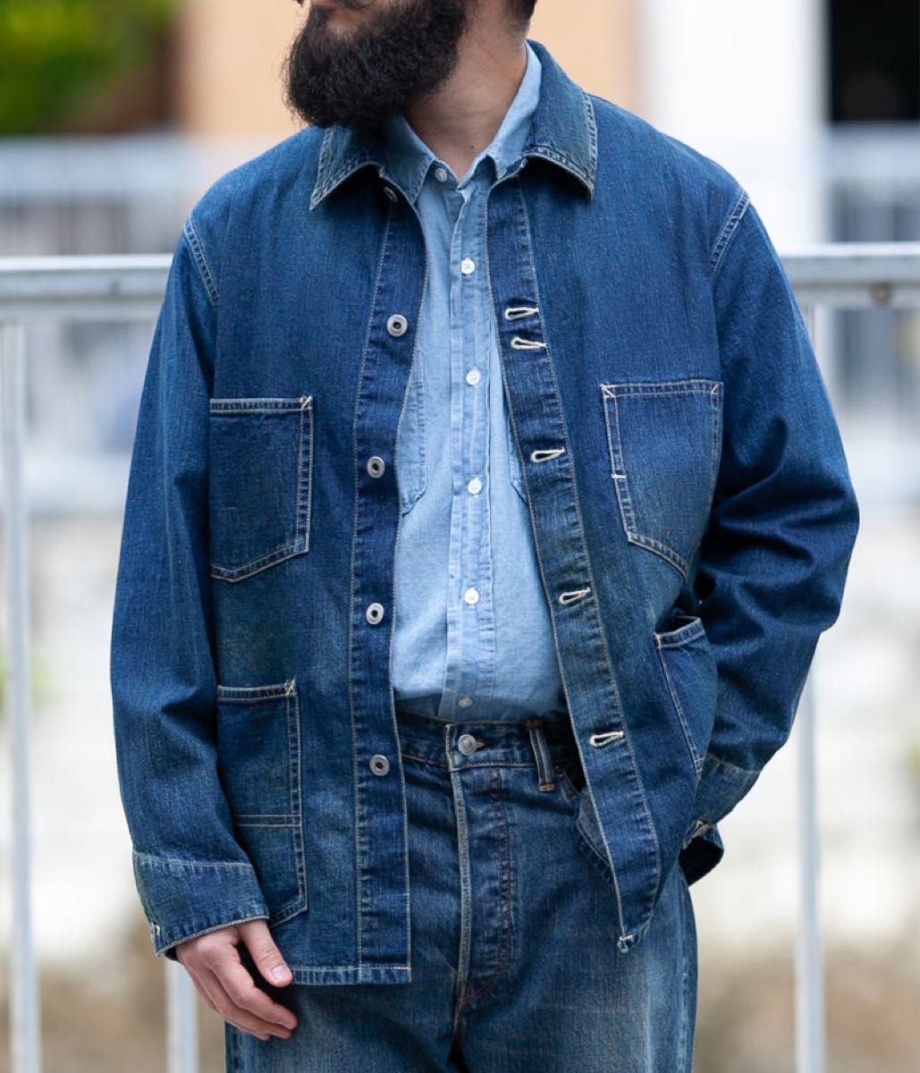 A.PRESSE - アプレッセ23AW デニムカバーオール Denim Coverall A.PRESSE - アプレッセ23AW デニムカバーオール Denim Coverall