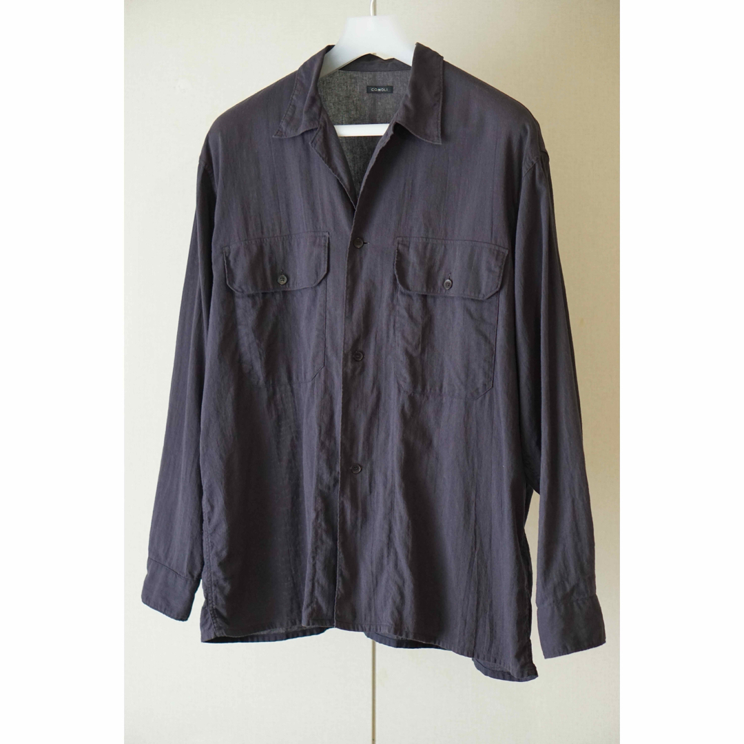 セットアップ 22SS COMOLI 空紡オックス C P Oシャツ 空紡 セットアップ 22SS COMOLI 空紡オックス C P Oシャツ 空紡