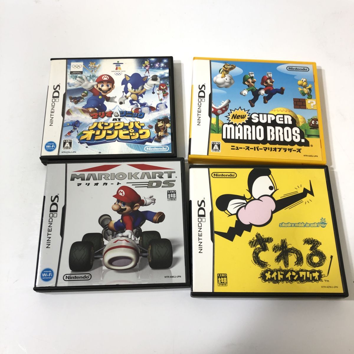 Nintendo DS ソフト 4点 /ニュースーパーマリオブラザーズマリオ Nintendo DS ソフト 4点 /ニュースーパーマリオブラザーズマリオ