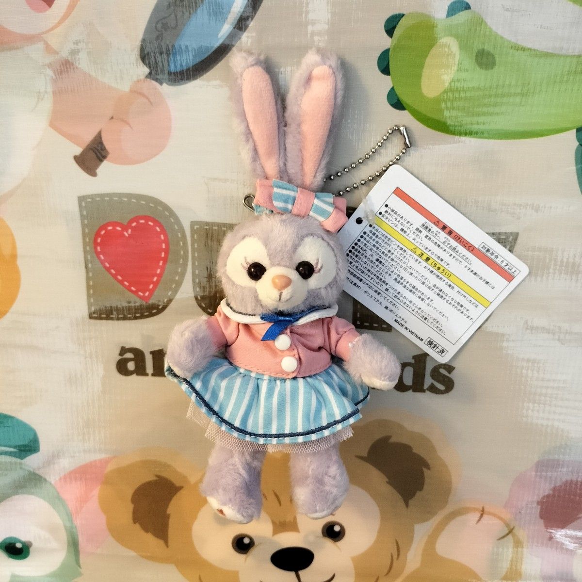 ダッフィー&フレンズ ステラルー ぬいぐるみバッジ 東京 ダッフィー&フレンズ ステラルー ぬいぐるみバッジ 東京