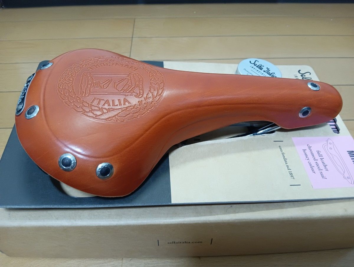 未使用】SELLE ITALIA MITICA セライタリア ミチカ ハニー 未使用】SELLE ITALIA MITICA セライタリア ミチカ ハニー