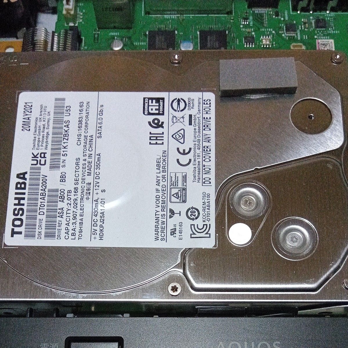 SHARP AQUOS BD-NT1000 HDDは新品2TB増量交換第2 SHARP AQUOS BD-NT1000 HDDは新品2TB増量交換