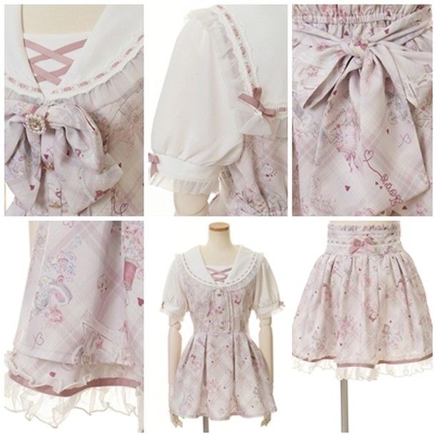 LIZLISA Sewing Bear柄 半袖セットアップ 完売商品 タグ付激レア LIZLISA Sewing Bear柄 半袖セットアップ 完売商品 タグ付激レア