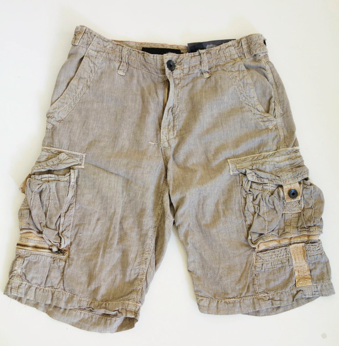 ヤフオク! - UNION JEANS ユニオン リネン 紐付き カーゴ シ