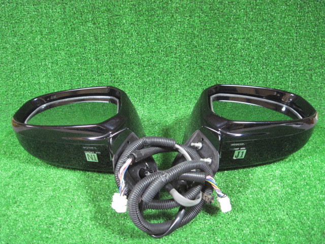  Honda Step WGN RG4 door mirror left right set used color :B92P wiring 9ps.@ electric storage 3815