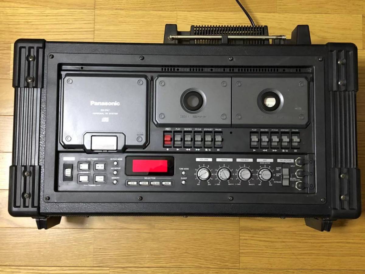 Panasonic Panasonic CD radio-cassette RIDDIM VOXli dim box RX-PA7