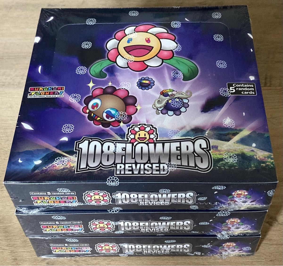 村上隆 108フラワーズ Revised 英語版 3BOX 108 FLOWERS REVISED 3box 英語版 新品未開封 村上隆 murakami