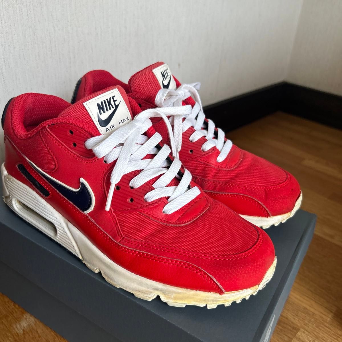 NIKE AIR MAX 90 ESSENTIAL/エアマックスエッセンシャル/レッド NIKE AIR MAX 90 ESSENTIAL/エアマックスエッセンシャル/レッド