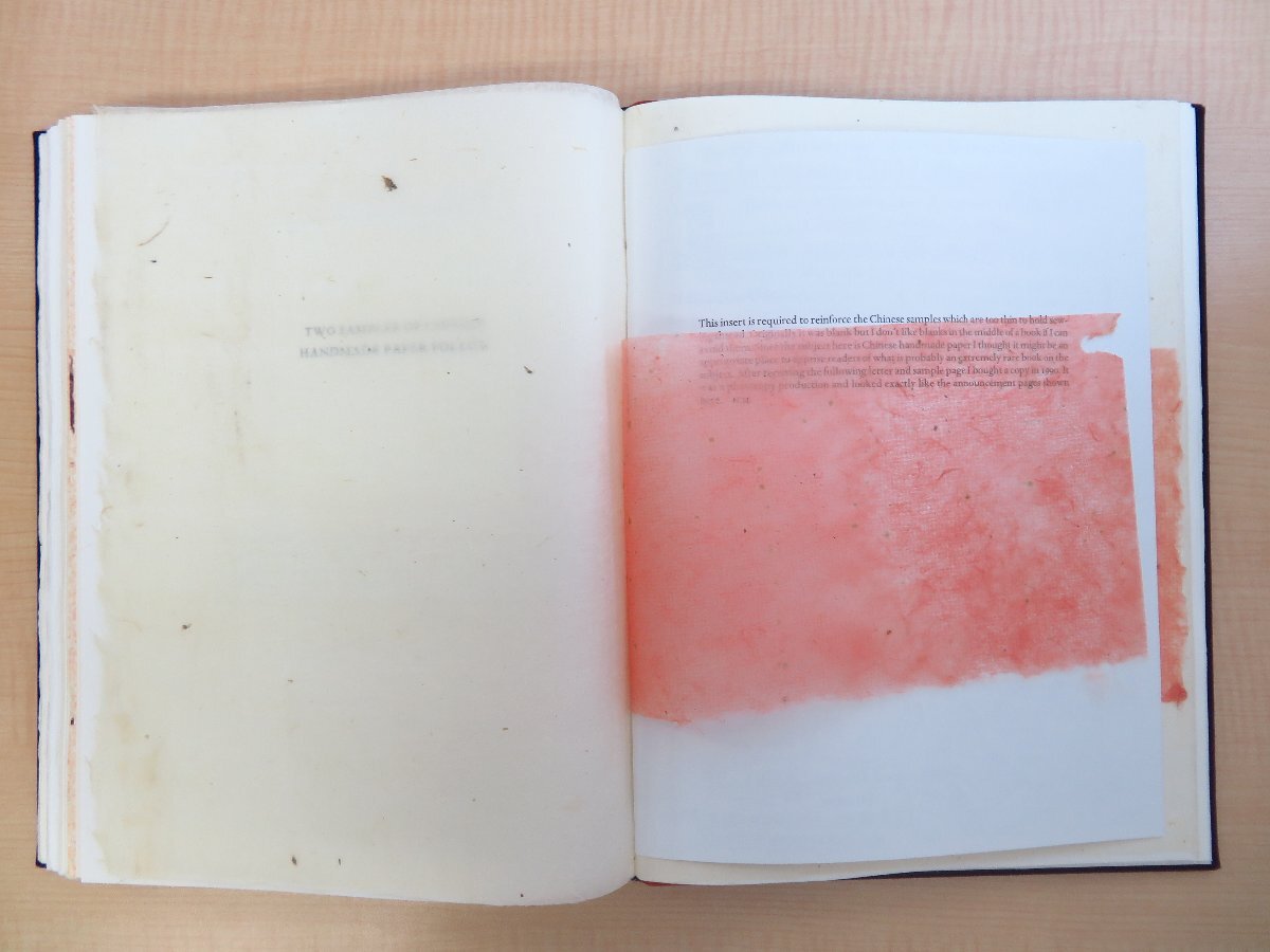 和紙の美 The Handmade Papers of Japan』限定170部 2001年 和紙の美 The Handmade Papers of Japan』限定170部 2001年