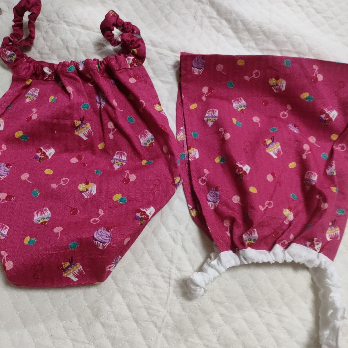 男女兼用　ふんどしパンツ２枚 　紐最大115ｃｍ　面積たて29×橫27ｃｍぐらい　 暗いピンク　