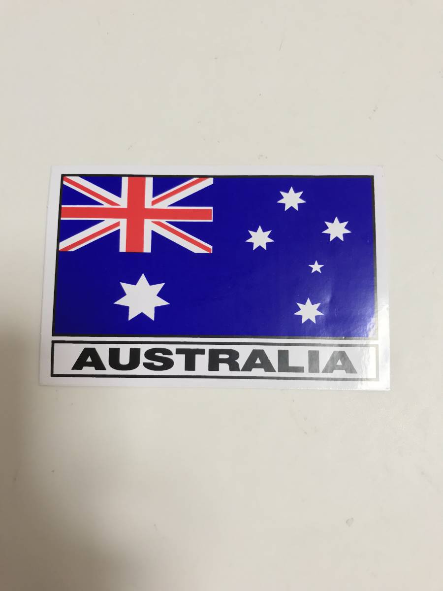 送料無料 PVC製 オーストラリア国旗 ステッカー 耐候 シドニー 耐水 ユニオンフラッグ 南十字星 スーツケース Australia ラジコン  TSS-41