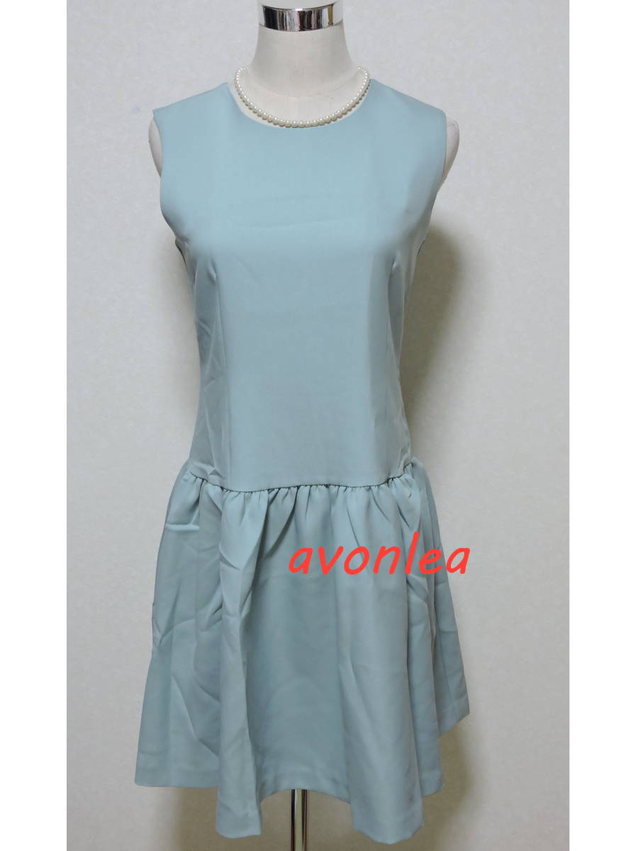 ユメリボン エンジェリックフレアワンピース ノースリーブ 40 アイスグリーン ふんわりスカート♪ 定価11550円(ゆめりぼん/yumeribon _ふんわりとしたスカートが素敵です。
