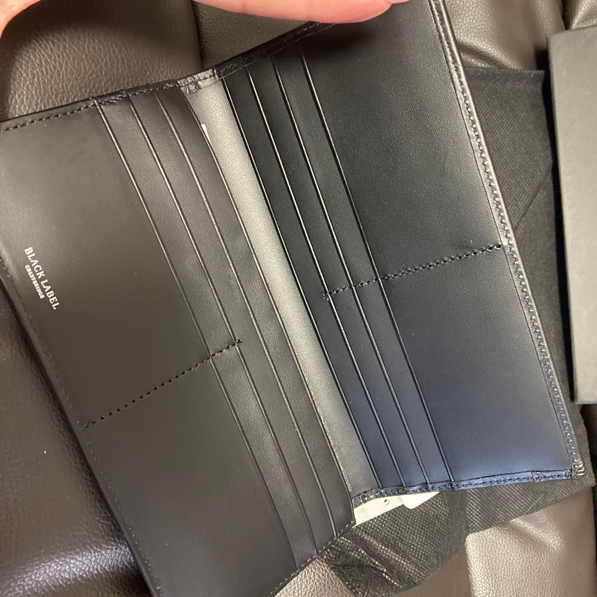 ブラックレーベル クレストブリッジ 長財布 ベージュチェック ブラックレーベル クレストブリッジ 長財布 ベージュチェック