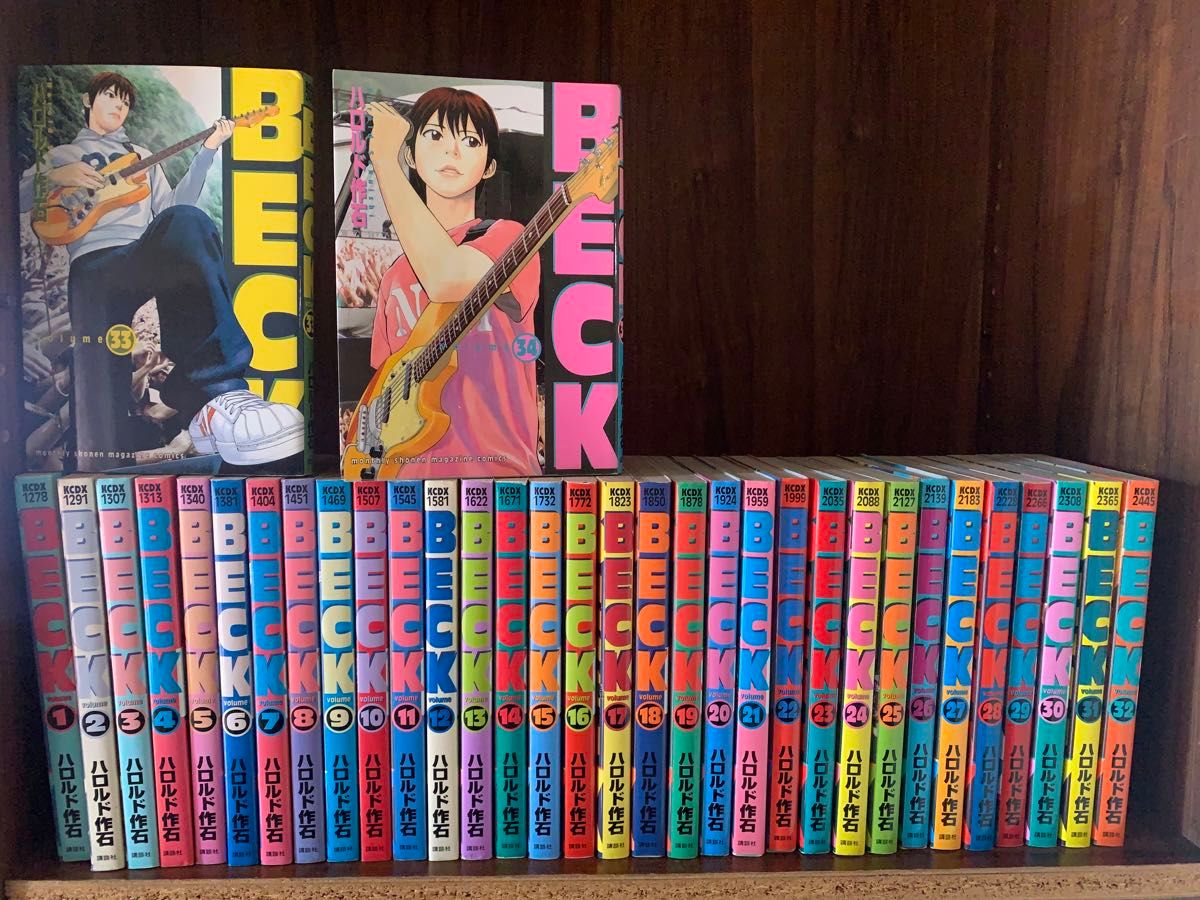 BECK ベック 全巻セット 1〜34巻 ハロルド作石|Yahoo!フリマ BECK ベック 全巻セット 1〜34巻 ハロルド作石|Yahoo!フリマ