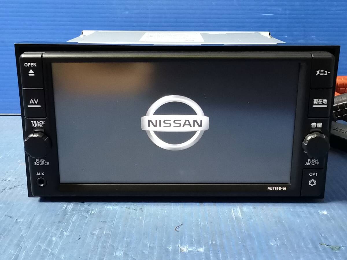 Nissan original navigation MJ119D-W map data 2019 year Nissan original navigation MJ119D-W map data 2019 year