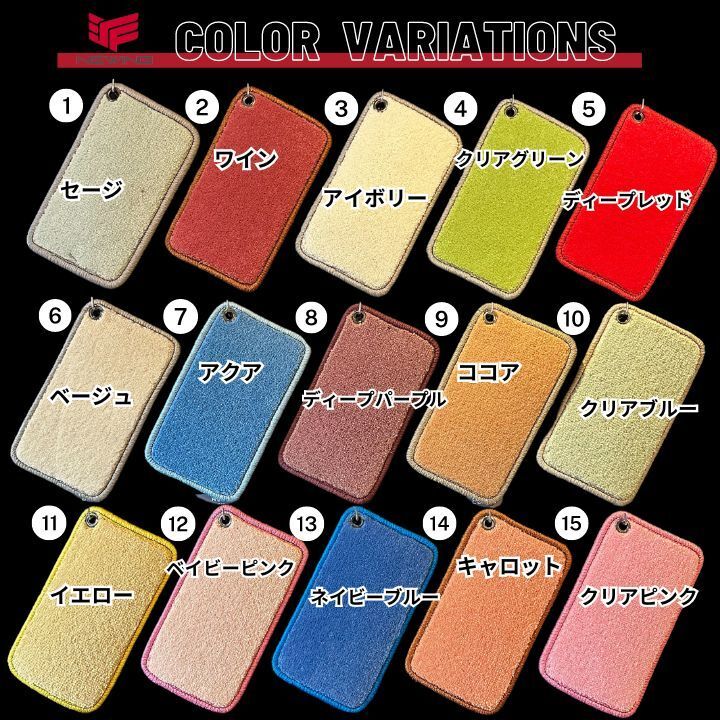 Bentley コンチネンタル GT カラーセレクトマット 2枚組 BCB 左ハンドル 2003.03- ベントレー Continental GT　高級フロアマット_画像2