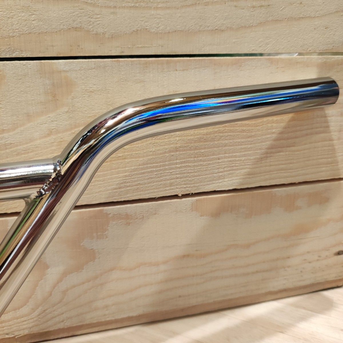新品 】クルーザーバー クランカーバー クローム BMXやクロモリ 新品 】クルーザーバー クランカーバー クローム BMXやクロモリ