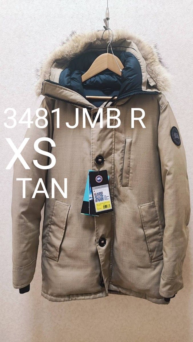 クレストンパーカ 3481JMB R sizeXS TAN カナダグース ブラック クレストンパーカ 3481JMB R sizeXS TAN カナダグース ブラック