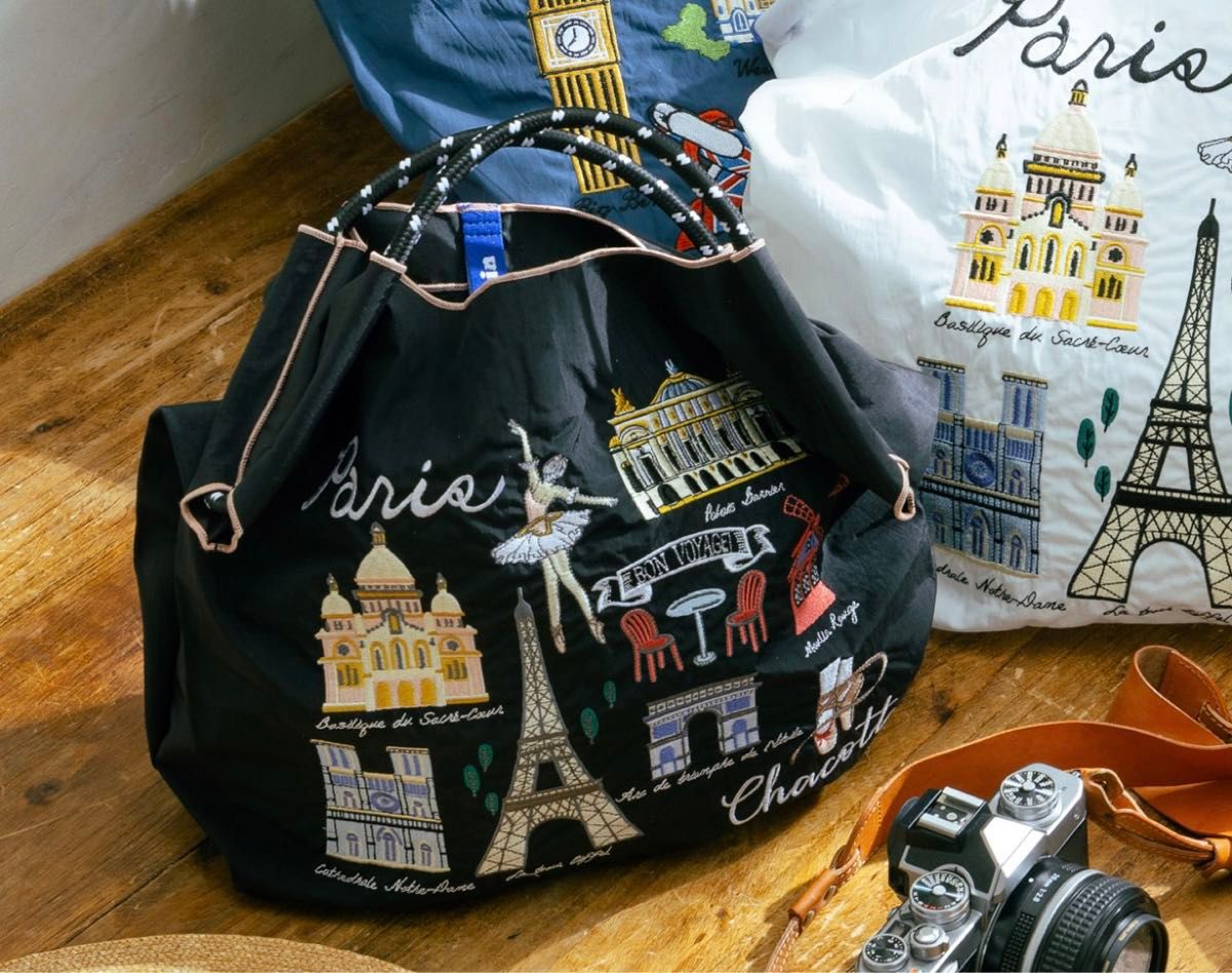 ボールアンドチェーン エコバッグ チャコット コラボ パリ ボールアンドチェーン エコバッグ チャコット コラボ パリ