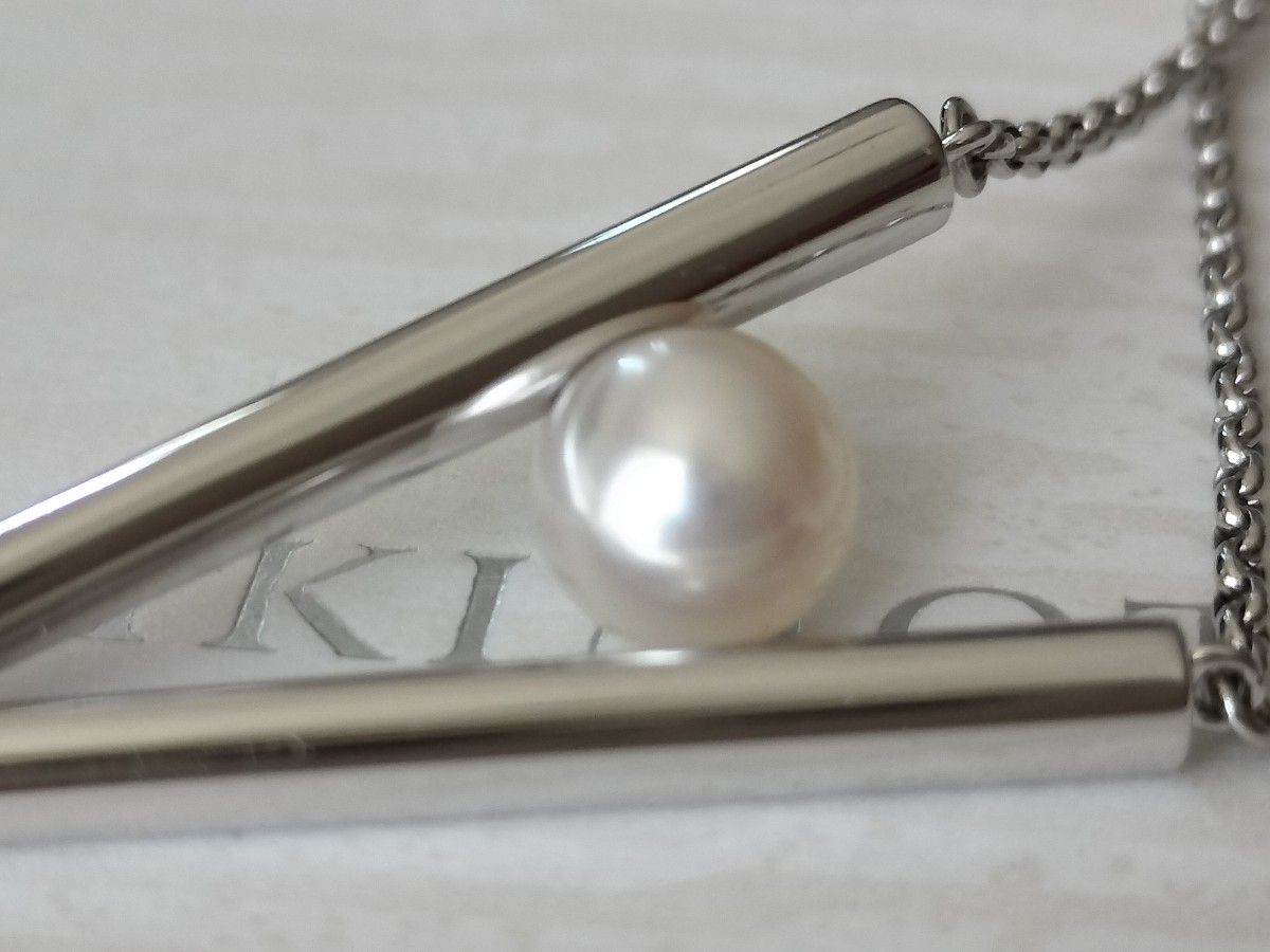 美品 ミキモト MIKIMOTO Vcode Vコード ネックレス ペンダント 美品 ミキモト MIKIMOTO Vcode Vコード ネックレス ペンダント