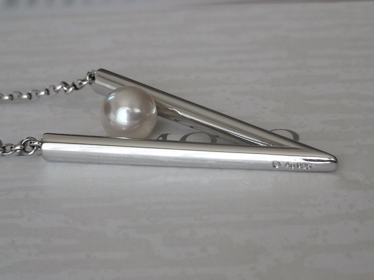 美品 ミキモト MIKIMOTO Vcode Vコード ネックレス ペンダント 美品 ミキモト MIKIMOTO Vcode Vコード ネックレス ペンダント