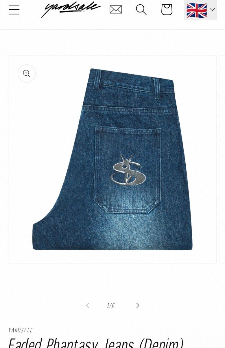 正規品 Yardsale ヤードセール 2024spring Faded Phantasy Jeans 正規品 Yardsale ヤードセール 2024spring Faded Phantasy Jeans